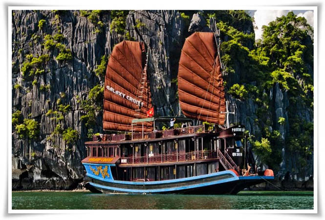 Halong Galaxy cruise 2 days 1 night