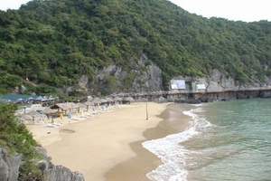 Halong bay beach